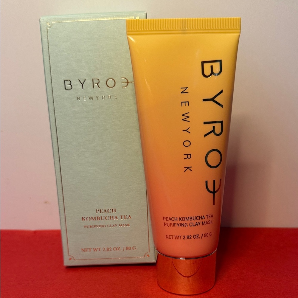 Peach Kombucha Tea Purifying Clay Mask - Orange
